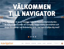 Tablet Screenshot of navigator.se